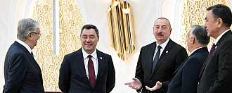 Leaders at the OTS Astana Summit held on 3 November 2023