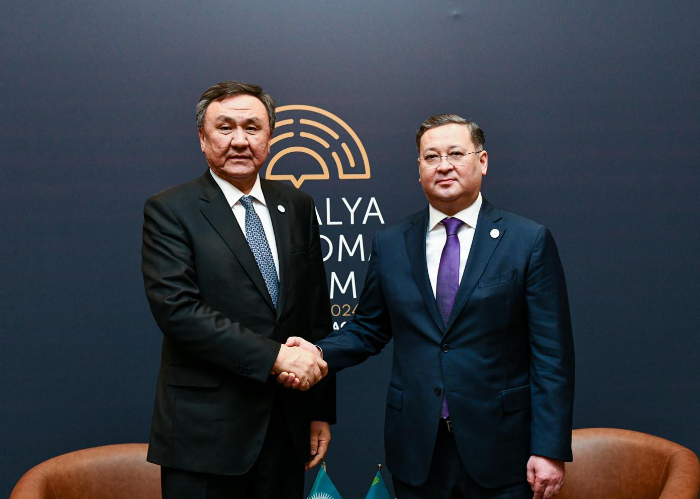 The Secretary General of the OTS met with the Deputy Prime Minster and Foreign Minister of Kazakhstan