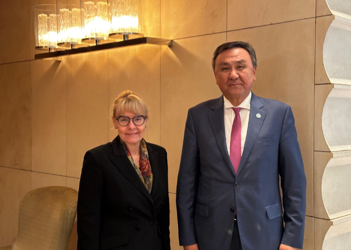 Türk Devletleri Teşkilatı Genel Sekreteri, Avrupa Birliği Orta Asya Özel Temsilcisi ile bir araya geldi