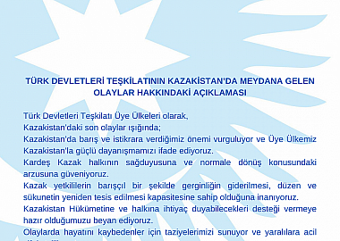 STATEMENT OF THE ORGANIZATION OF TURKIC STATES ON THE EVENTS TAKING PLACE IN KAZAKHSTAN