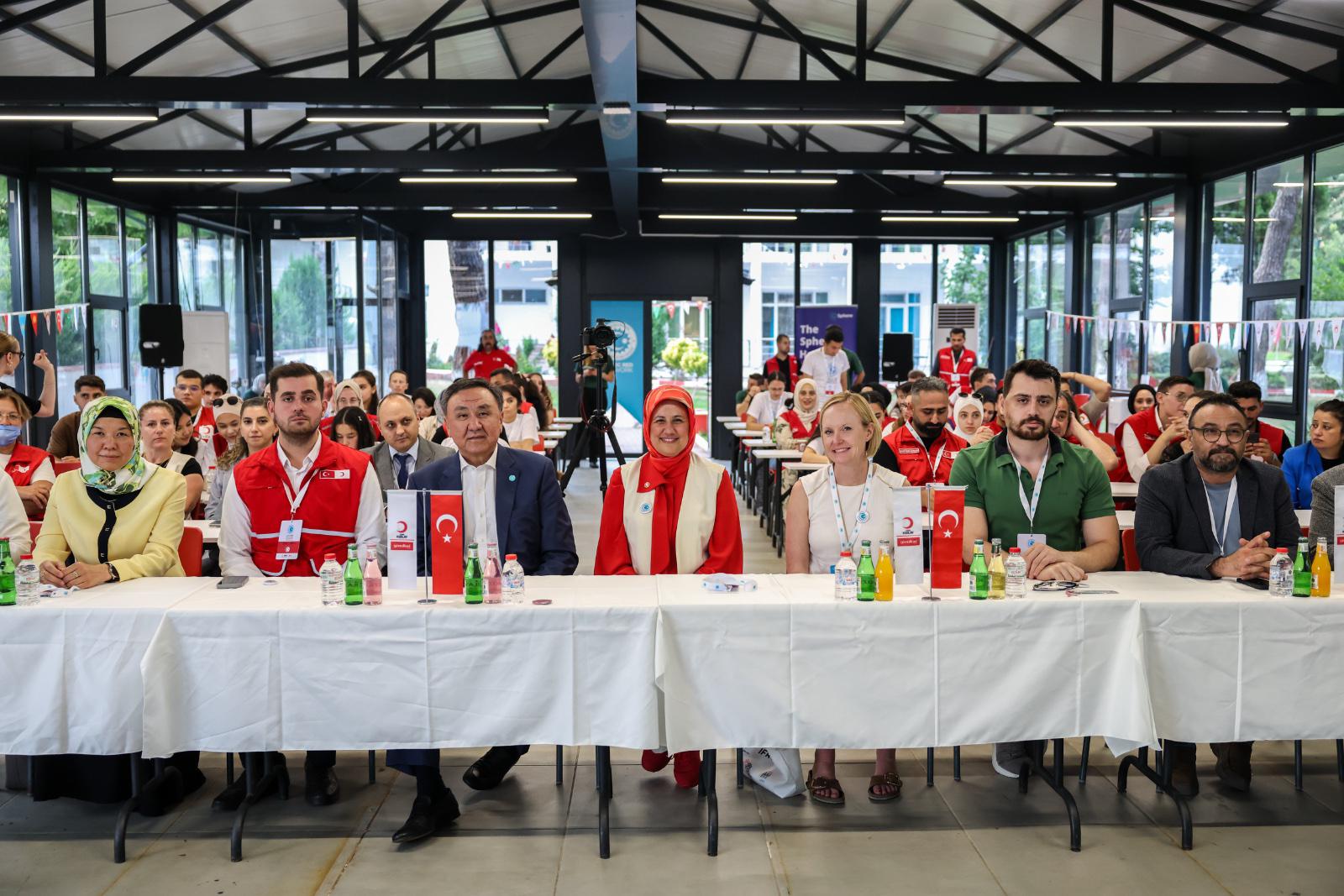 TDT Genel Sekreteri, Türk Devletleri Kızılay ve Kızılhaç Ağı Gönüllü Kampı Açılış Töreninde konuşma yaptı