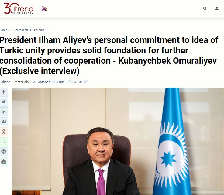 TDT Genel Sekreteri, Azerbaycan