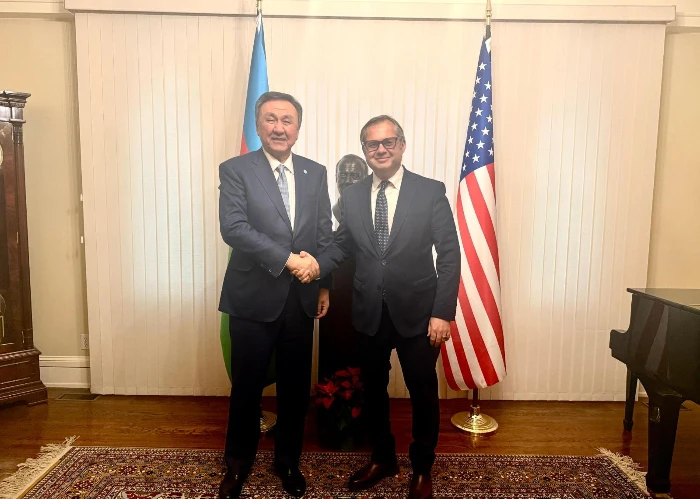 TDT Genel Sekreteri, Azerbaycan’ın ABD nezdindeki Büyükelçisi ile bir araya geldi